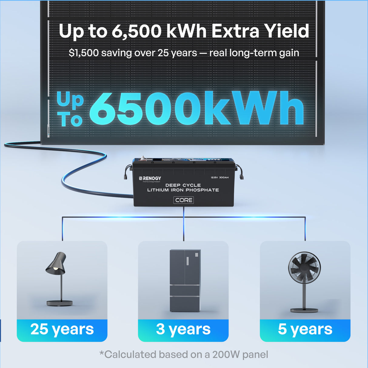 Renogy 195W N-Type High Efficiency Solar Panel
