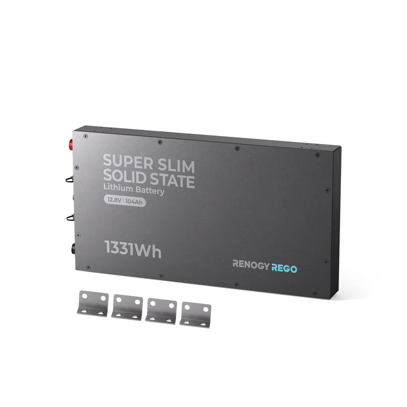 12.8V 104Ah Super Slim LiFePO4 Battery