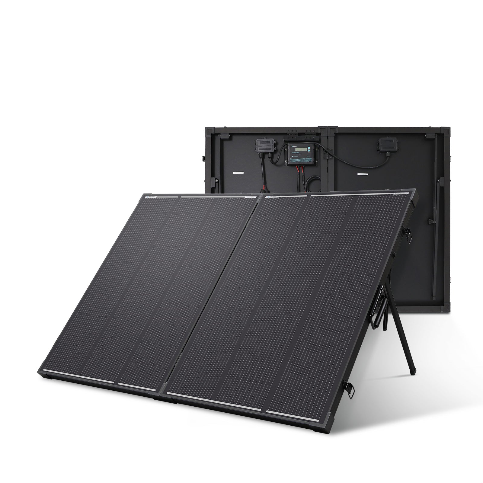 200W 12V N-Type Portable Solar Panel Suitcase Kit with 20A PWM