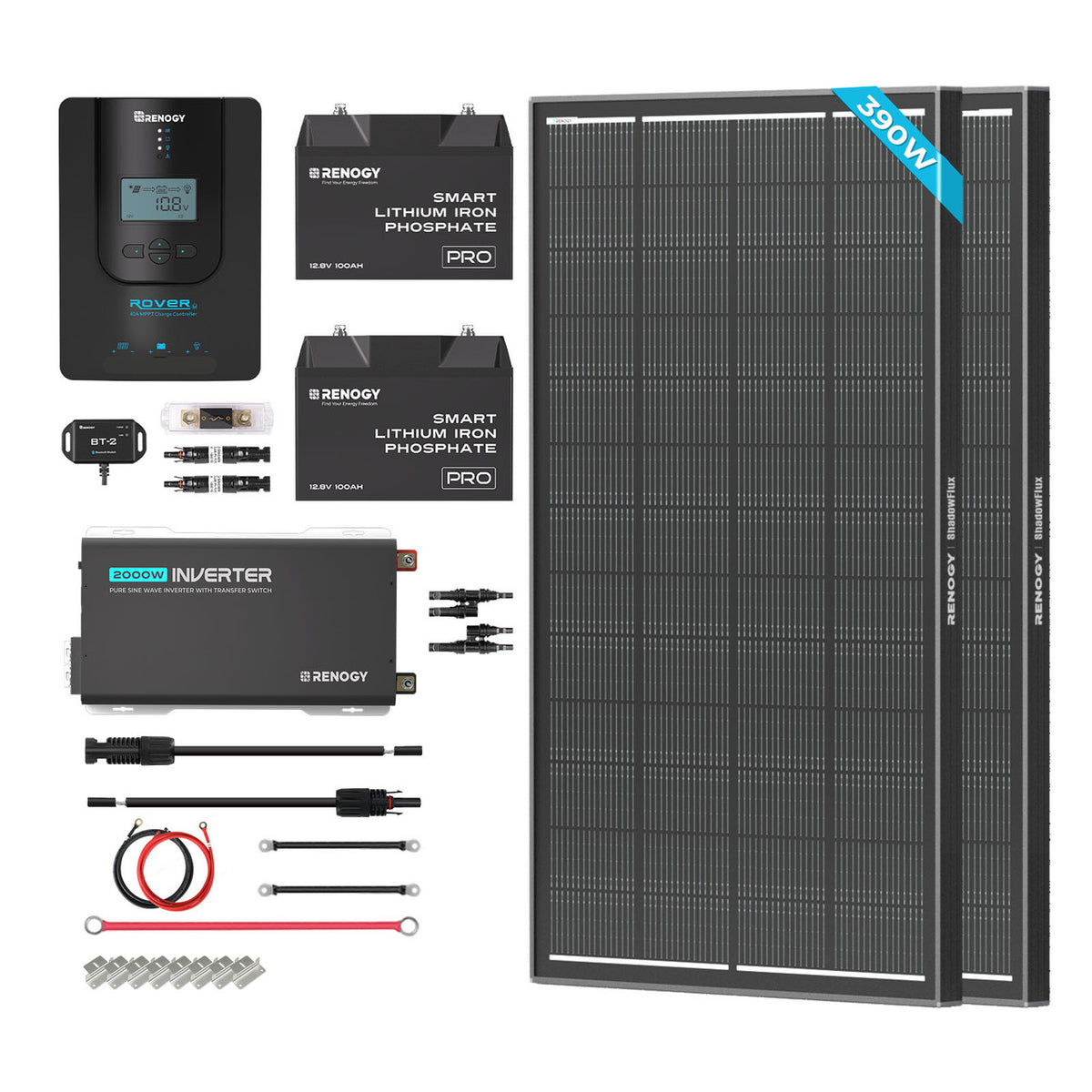 Régulateur De Charge Solaire MPPT - 4000W 100A - 12/24/36/48V - Neuf