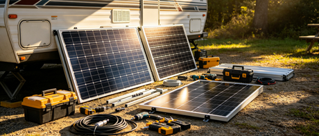how to install solar kit