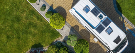 mounting solar panels on rv