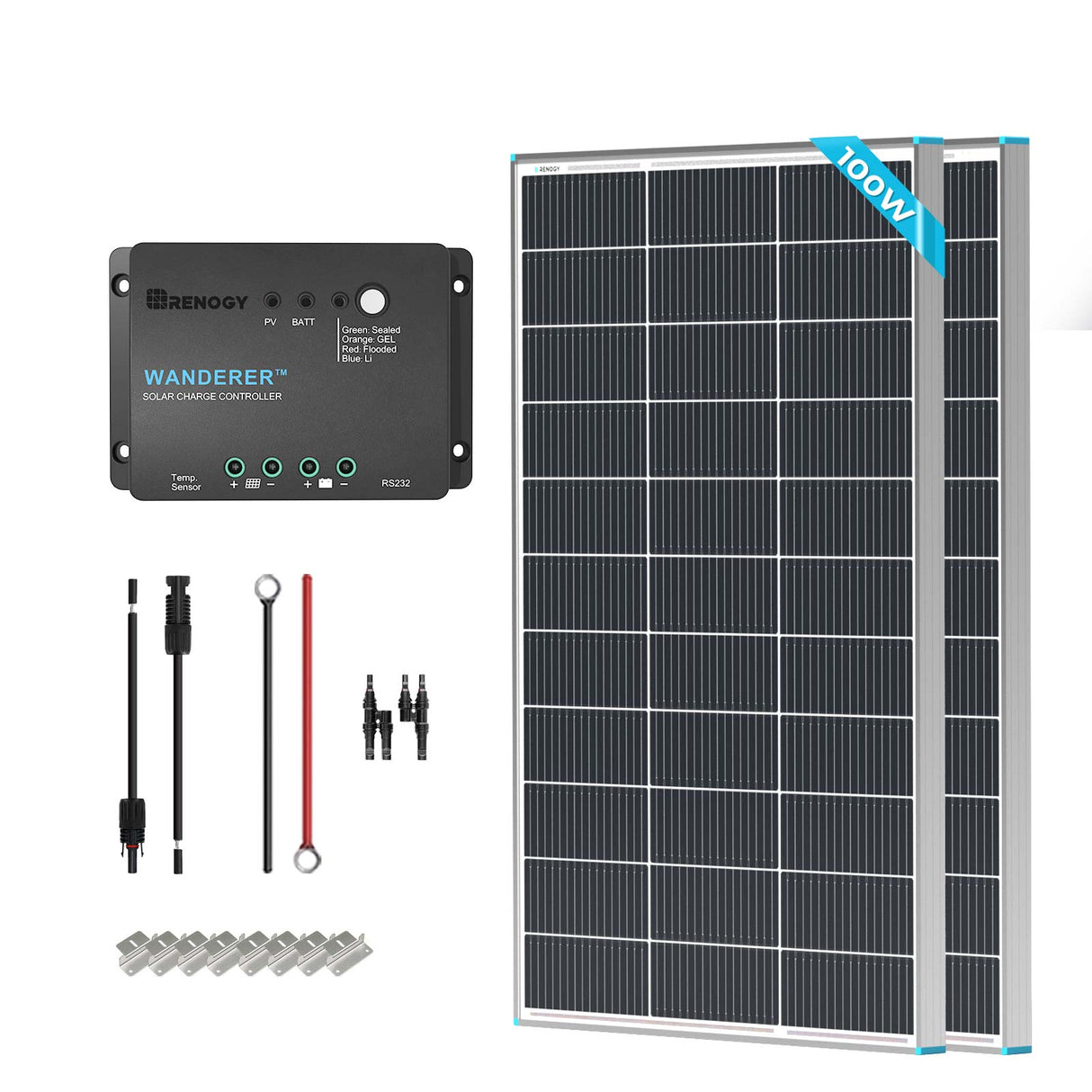200W Bundle Kit | 2PCS 100W N-type Panel