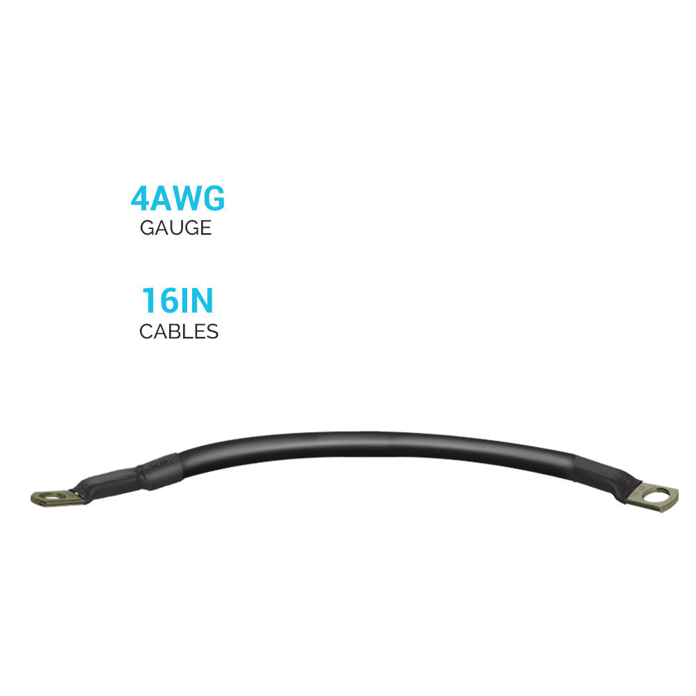 16IN 4AWG BATTERY INTERCONNECT CABLES