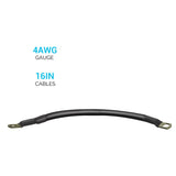 16IN 4AWG BATTERY INTERCONNECT CABLES