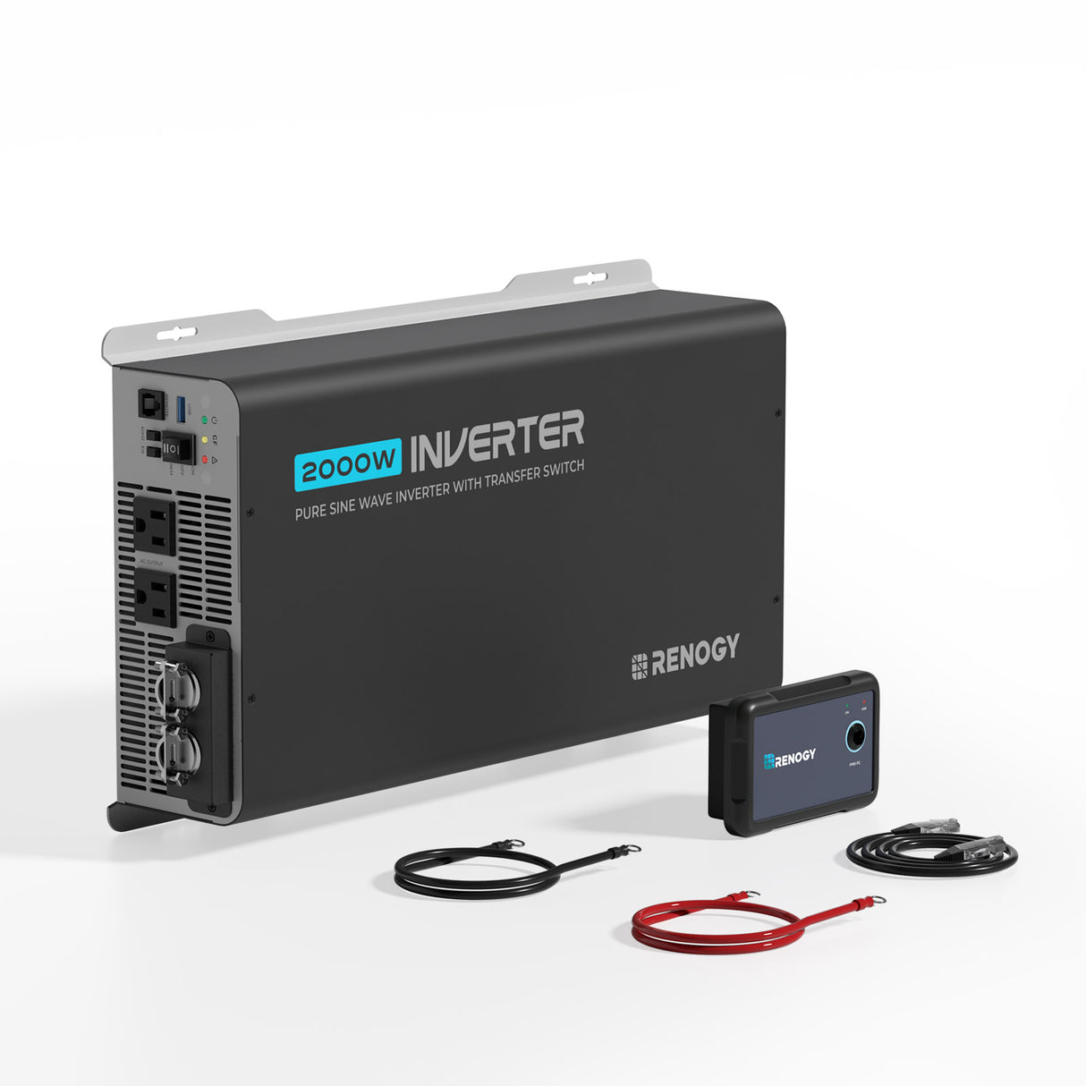 PUH - 12V Pure Sine Wave Inverter with UPS Transfer Switch and Built-in Bluetooth