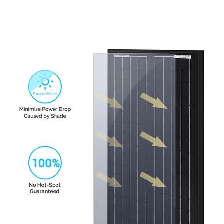 Renogy 30 Watt 12 Volt Monocrystalline Solar Panel (New Edition)