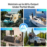 Flexible 100W N-Type High Efficiency Anti-Shading Solar Panel