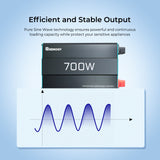 12V 700W Pure Sine Wave Inverter