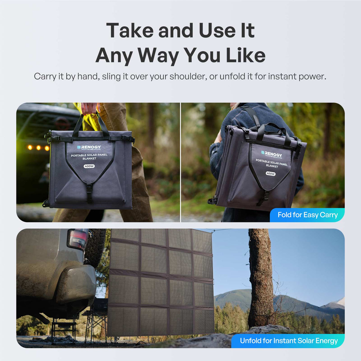 Renogy 200/400W Solar Panel Blanket