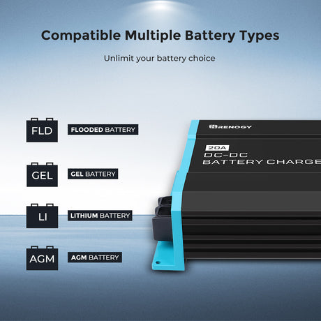 12V 60A DC to DC On-Board Battery Charger