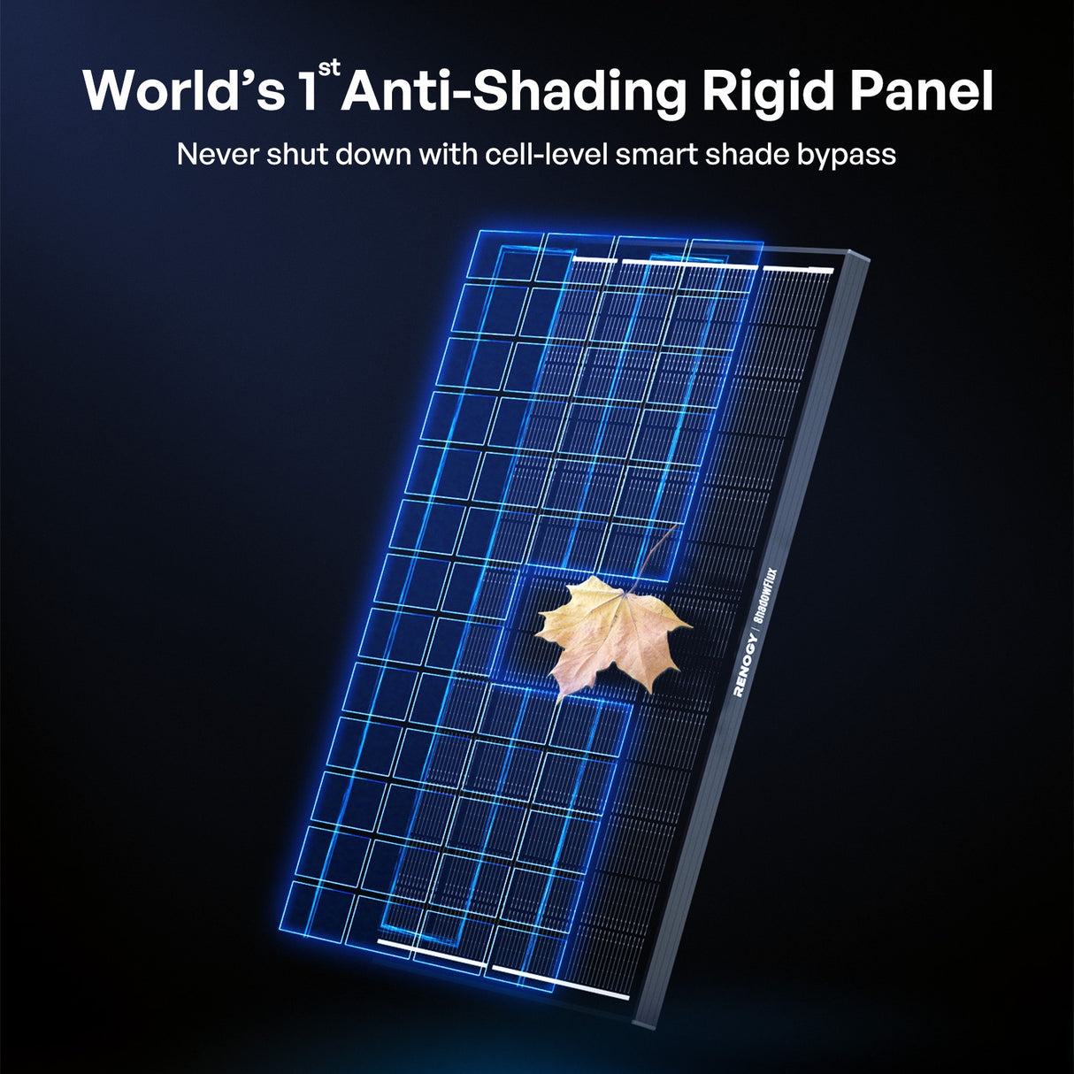 Renogy 195W ShadowFlux Anti-shading N-Type Solar Panel