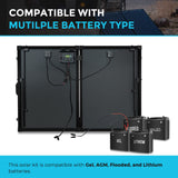COMPATIBLE WITH 
MUTILPLE BATTERY TYPE