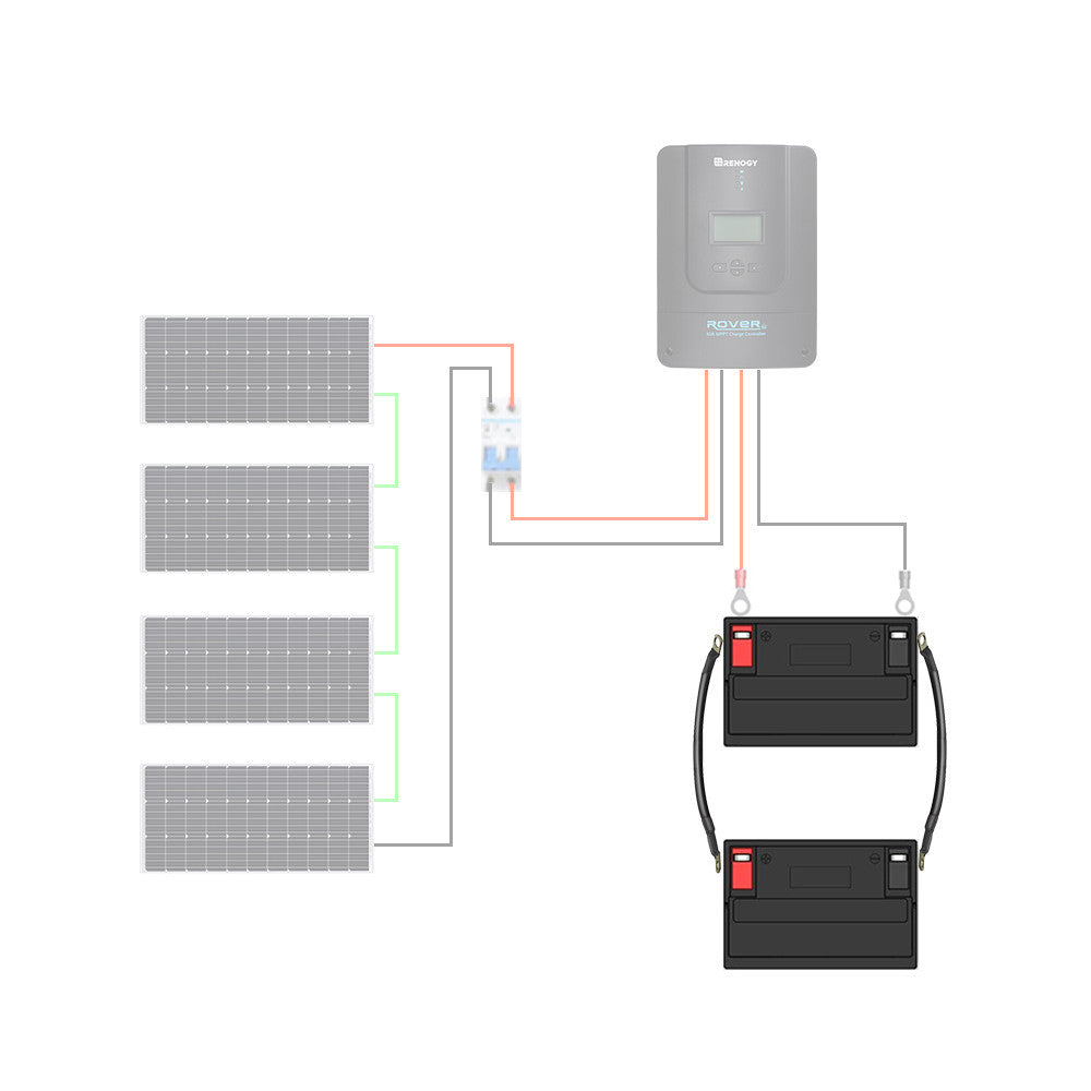 16IN 4AWG BATTERY INTERCONNECT CABLES