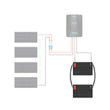16IN 4AWG BATTERY INTERCONNECT CABLES