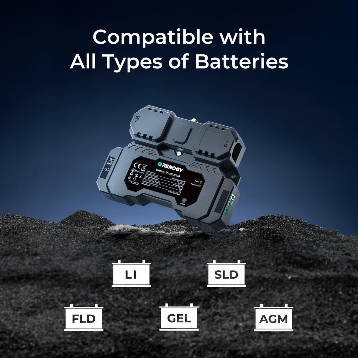 Shunt de batterie RENOGY 300 remis à neuf 