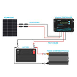 Panneau solaire monocristallin 50 watts 12 volts (nouvelle édition) 