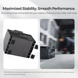 Supports de montage Renogy pour batteries LiFePO4 12 V 100 Ah Pro (lot de 4)