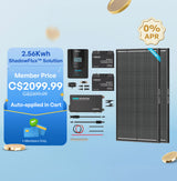 Kit solaire complet Renogy 390 W 12 V avec deux batteries LiFePO4 100 Ah