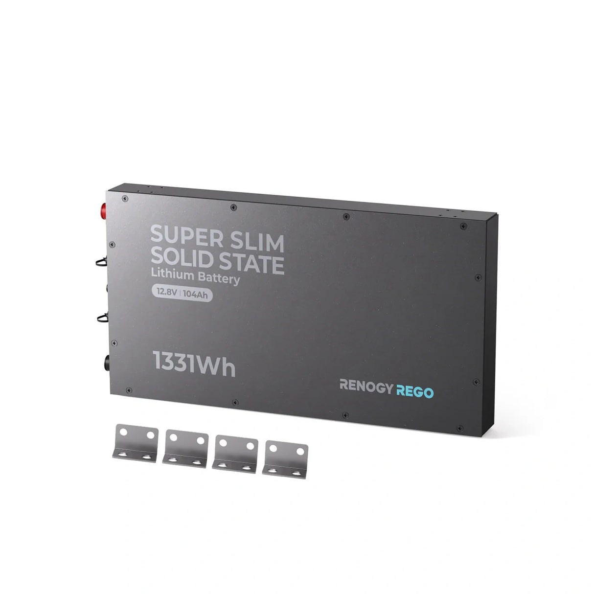 12.8V 104Ah Super Slim LiFePO4 Battery | Rego Series