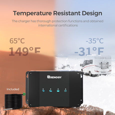Renogy 50A DC-DC On-Board Battery Charger with MPPT