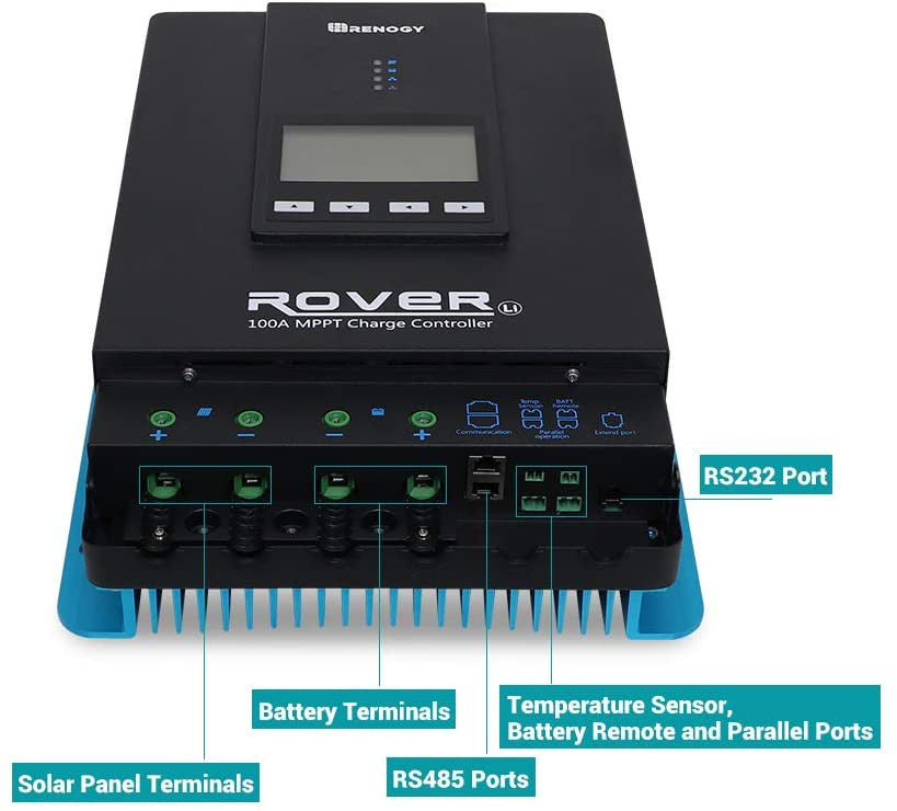 Rover Li 100 Amp MPPT Solar Charge Controller