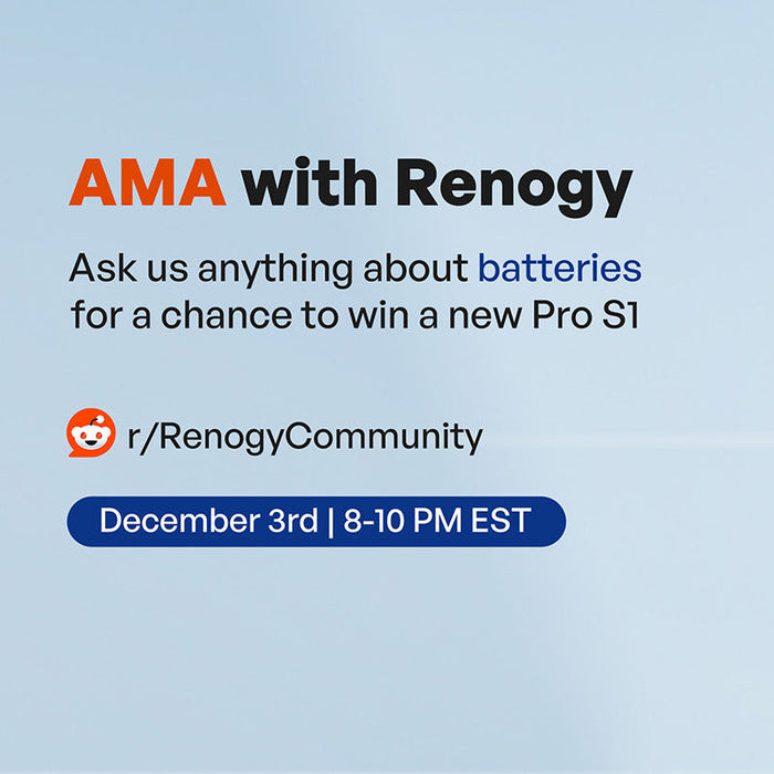  AMA with Renogy about batteries