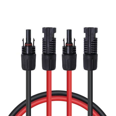 RENOGY SOLAR EXTENSION CABLES WITH MC4 CONNECTORS ONE PAIR RED+BLACK