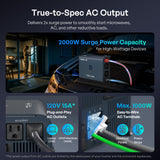 Pro 12V Bluetooth Pure Sine Inverter (1000W/2000W/3000W) + 120V 30A Automatic ATS Transfer Switch