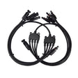 Solar Y Parallel Branch Connectors MFFFF + FMMMM Pair