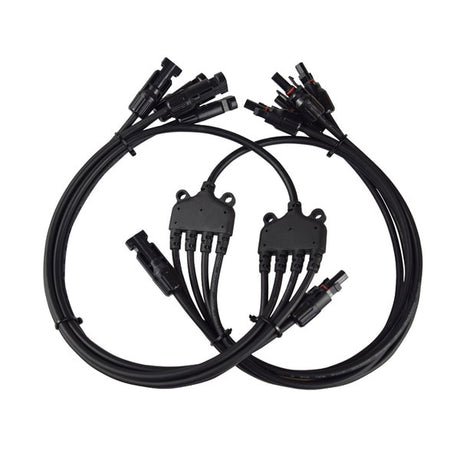 Solar Y Parallel Branch Connectors MFFFF + FMMMM Pair