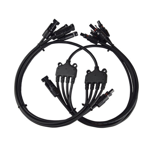Solar Y Parallel Branch Connectors MFFFF + FMMMM Pair