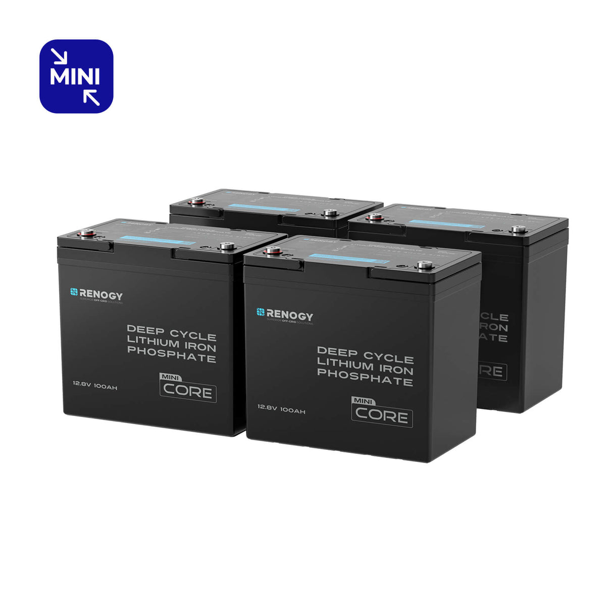 Batterie lithium-fer-phosphate Renogy Core Mini 12 V 300 Ah