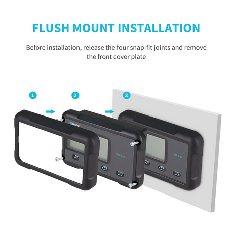 MONITORING SCREEN FOR DC-DC MPPT BATTERY CHARGER SERIES