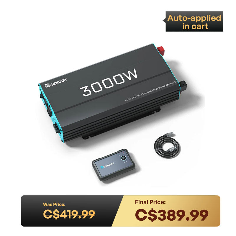 12V 1000/2000/3000W Pure Sine Wave Inverter