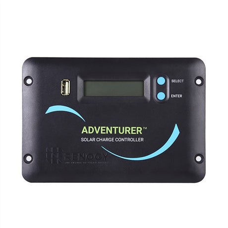 Renogy Adventurer Li- 30A PWM Flush Mount Charge Controller w/ LCD Display