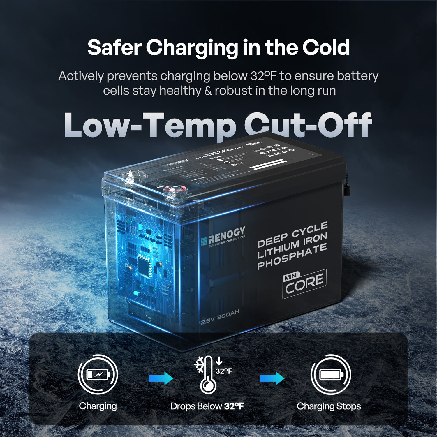 Core Mini - 12V 100Ah/200Ah/300Ah LiFePO4 Battery