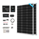 200W 12V Complete Solar Kit w/ 100Ah LiFePO4 Battery
