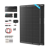 200W 12V Complete Solar Kit w/ 100Ah LiFePO4 Battery