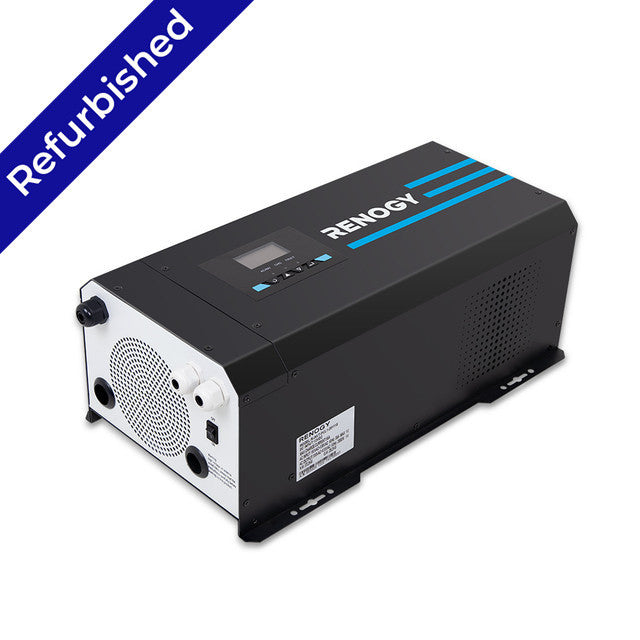 Chargeur onduleur sinusoïdal pur 2000 W 12 V remis à neuf avec écran LCD 
