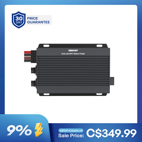 12/24V 50A IP67 DC-DC Battery Charger with MPPT