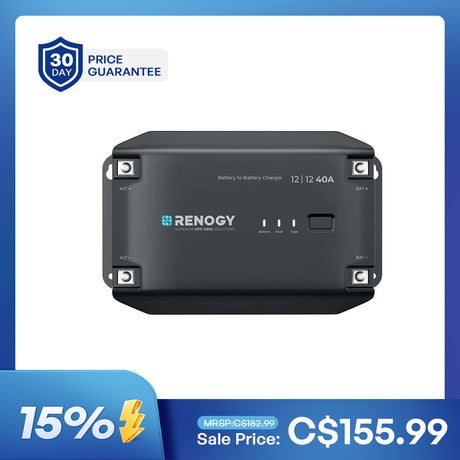 12V 40A DC to DC Battery Charger