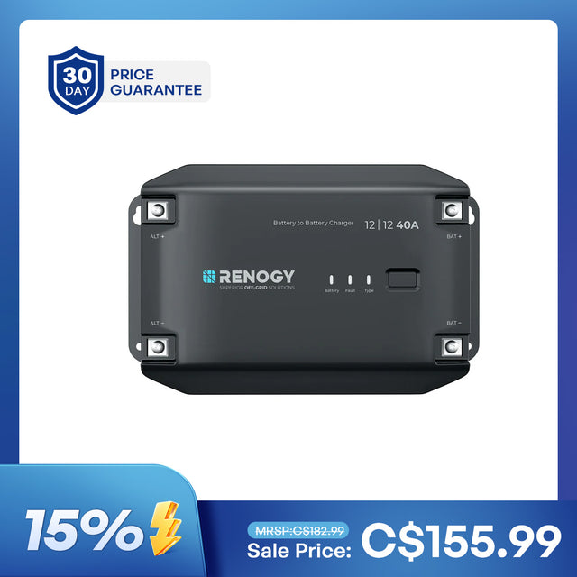 12V 40A DC to DC Battery Charger