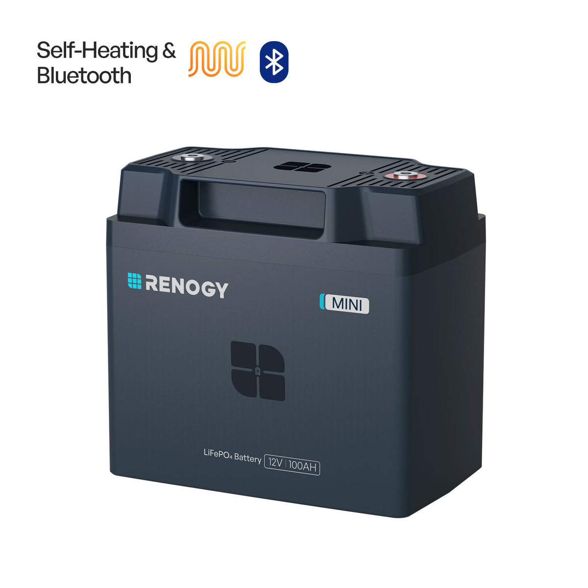 Reserve Mini Smart 12V 100Ah LiFePO4 Battery