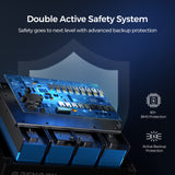 Batterie lithium-fer-phosphate intelligente 12 V 100 Ah reconditionnée avec Bluetooth et auto-chauffage 