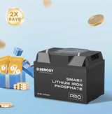 12V 100Ah Smart Lithium Iron Phosphate Battery w/ Bluetooth & Self-Heating | Pro Series