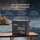 Cold Weather LiFePO4 Battery w/ Self-heating Function