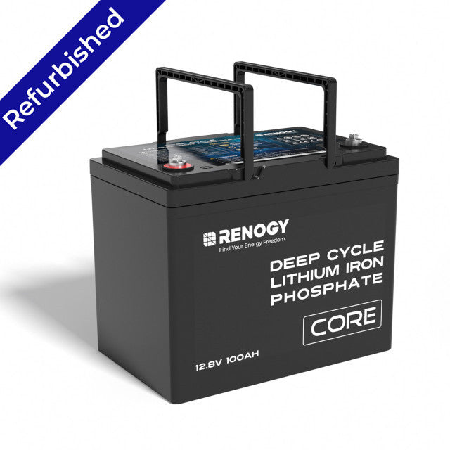 Batterie lithium-fer-phosphate à décharge profonde 12 V, 24 V, 48 V, 100 Ah, remise à neuf 