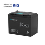 Renogy Core - 12V 100Ah Trolling Motor Group 24 LiFePO4 Battery w/ Bluetooth
