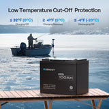 Renogy Core - 12V 100Ah Trolling Motor Group 24 LiFePO4 Battery w/ Bluetooth